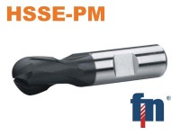 Ball nose 2-fl. end mill HSSE-PM TiAlN