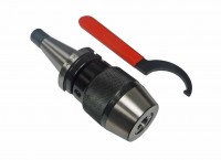 Keyless drill chuck DIN2080 with hook wrench, VERTEX