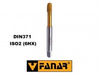 Forming tap M2,2 HSSE-PM TiN ISO2 6HX SR, DIN371, DIN2174, ČSN 223052, FANAR