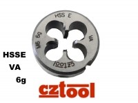 Round thread die M2,2 HSSE VA, CZTOOL