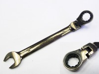 Ratchet wrench with 19mm ring spanner, PROTECO