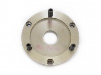 100mm flange for Chinese lathes with 72mm shoulder and 84mm screw axis for TOS chucks