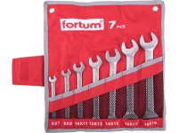 Set of open flat keys 6-19mm (7pcs) , Fortum