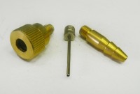 Set of adapters for tire fillers