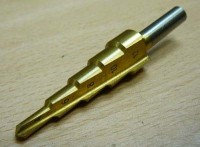 Step drill for metal 4-12mm with HSS TiN coating, PROTECO