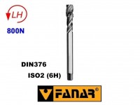 Machine tap M12 left HSSE ISO2(6H) DIN376 spiral (40°), FANAR