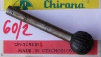 Technical milling cutter 60/2 HSS with cylindrical shank, Chirana