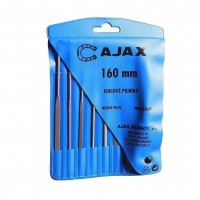 Set of needle files 200mm SEK 0 in a case with a handle, Ajax