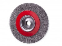 Round brush 150x35x20mm steel, wire 0,3mm