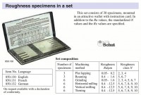 Surface roughness gauges - turning, milling, grinding, lapping, reaming, Schut