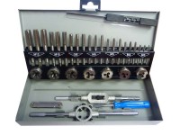 Set of set hand taps and threaded eyes M3-M12