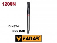 Machine tap M10x1.25 HSSE PM-FAN TiAlSiN ISO2(6H) DIN374 with chip breaker, FANAR