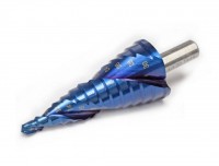 Step drill for metal 6-30mm HSS-XE with spiral groove, Karnasch