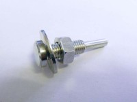 Screw / mandrel with thread, nut and washer for rag discs