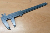 Caliper analog 150mm plastic