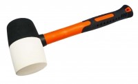 Rubber mallet white / black 60mm