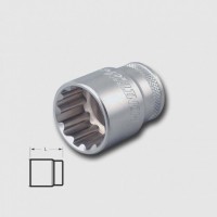 Socket head 9mm 1/4, Honidriver - short Cr-V, HONITON