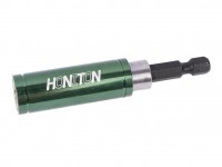 Holder for 1/4 bits with safety, length 75mm, HONITON