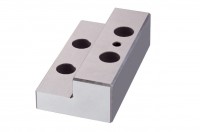 Hard L jaw for movable vice jaw VQC-100 and VQC-100H, VQC-100MJL