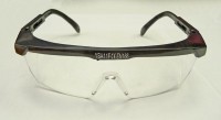 Safety glasses with adjustable feet - clear