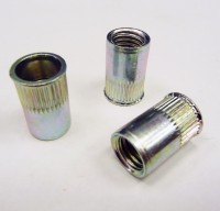 Knurled rivet nut ZH - steel, EMEK