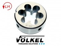 Left-sided round thread die M - 6g HSS, Volkel