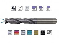 Carbide drill 3xD TiAlN 140 ° DIN6539, internal cooling , TRITON