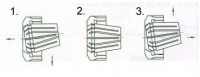 Clamping ER nut for collet holder , type T2 / UM