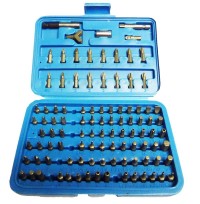 6mm Allen bit set with 1/4 "adapter, 100 parts