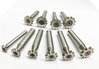 Set of HSS crown milling cutters - 10pcs