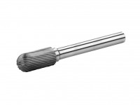 Carbide burr WRC cylindrical with radius , simple cut