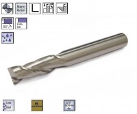 Carbide slotting cutter 2 pcs. 55°, ALUMILL-NANO