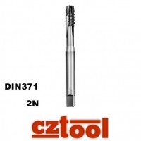 Machine tap M4 HSS 2N DIN371 with chip breaker, CZTOOL