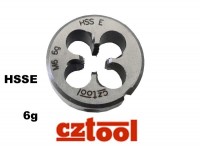 Round thread die M12x1.25 HSSE 6g, CZTOOL