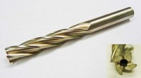 Cylindrical end mill 2x8x34mm HSS 4 pcs. semi-coarse-toothed, ČSN 222136