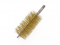 Brush 50x100mm with M10 thread, brass wire 0.4mm