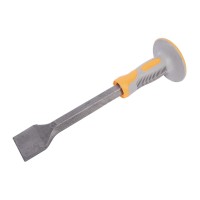 Hand chisel 400 x 19 x 44.5 mm flat with protective handle