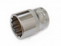 Socket head 24mm 1/2, dodecahedral - short Cr-V, HONITON