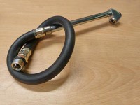 Hose for tire filler with double-sided end - for double mounting G1 / 4