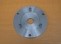 125mm flange for Chinese lathes with 72mm shoulder and 84mm screw axis for TOS chucks