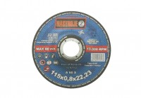 Cutting disc 115x0.8mm A60S for steel and stainless steel