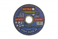 Cutting disc 115x1,0mm A60S Premium for steel and stainless steel