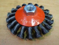 Bowl brush 100mm braided, braided, XTLINE