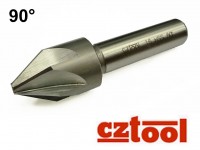 Multi-edged countersink 90 ° HSS DIN335A , CZTOOL