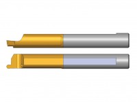 Mini front grooving tool bar MZR with BXC coating, Carmex