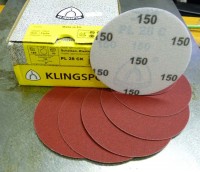 Reconciliation disc 125mm, P150, KLINGSPOR