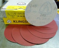 Reconciliation disc 125mm, P240, KLINGSPOR