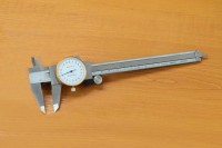 Caliper 150mm, 0.02mm with circular dial, Accurata