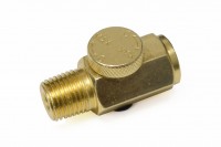 Flow valve 1/4 "NPT with ball locking