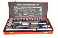 Set of goal heads 10-32mm 1/2 "with ratchet TONDA